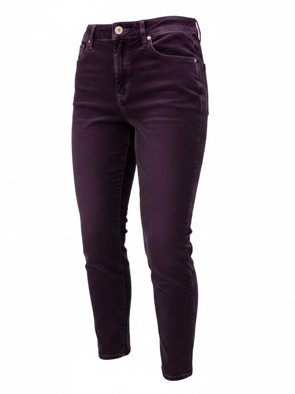 Lands' End Women’s Size 8 velour Trousers in Plum